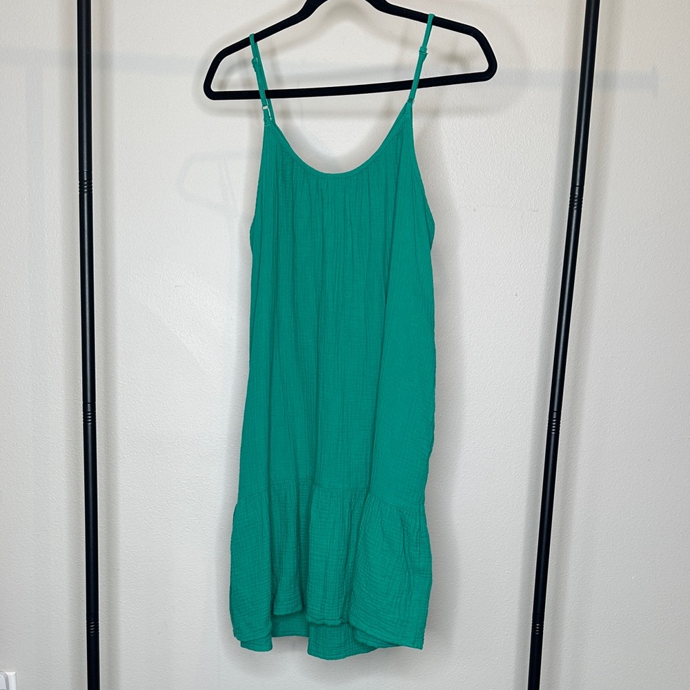 Universal Thread Green Gauze Mini Dress Size Large